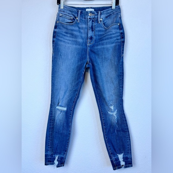 Good American Denim - Good American Good Waist Crop Jeans Size 8/29